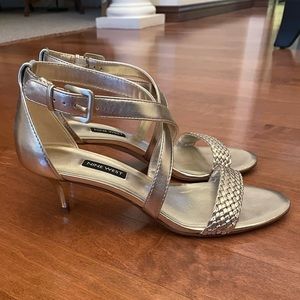 Gold 2 Inch Nine West Heels